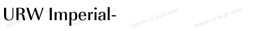 URW Imperial字体转换 URW Imperial字体转换